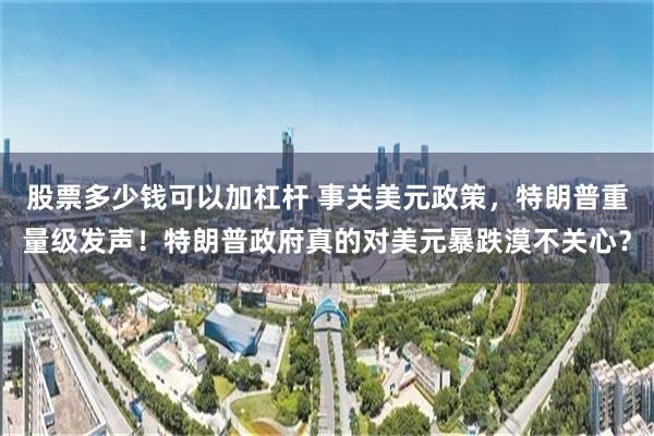 股票多少钱可以加杠杆 事关美元政策，特朗普重量级发声！特朗普政府真的对美元暴跌漠不关心？