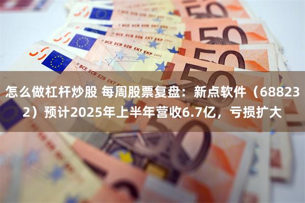 怎么做杠杆炒股 每周股票复盘：新点软件（688232）预计2025年上半年营收6.7亿，亏损扩大