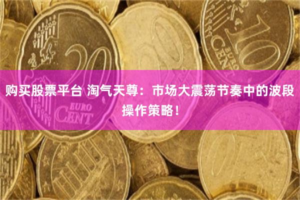 购买股票平台 淘气天尊：市场大震荡节奏中的波段操作策略！