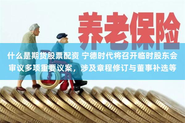 什么是期货股票配资 宁德时代将召开临时股东会审议多项重要议案，涉及章程修订与董事补选等