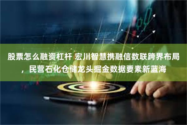 股票怎么融资杠杆 宏川智慧携融信数联跨界布局，民营石化仓储龙头掘金数据要素新蓝海