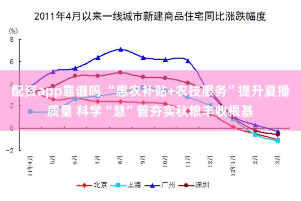 配资app靠谱吗 “惠农补贴+农技服务”提升夏播质量 科学“慧”管夯实秋粮丰收根基