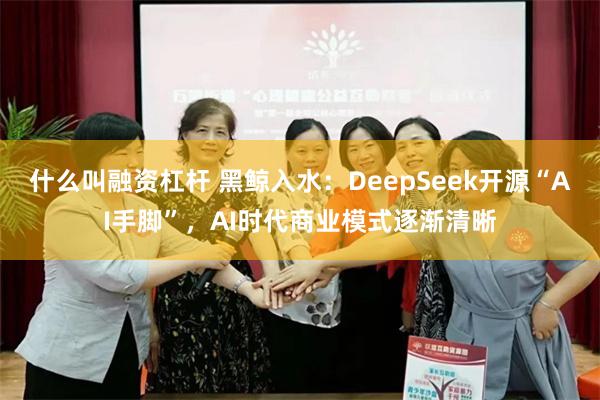 什么叫融资杠杆 黑鲸入水:DeepSeek开源“AI手脚”,AI时代商业模式逐渐清晰