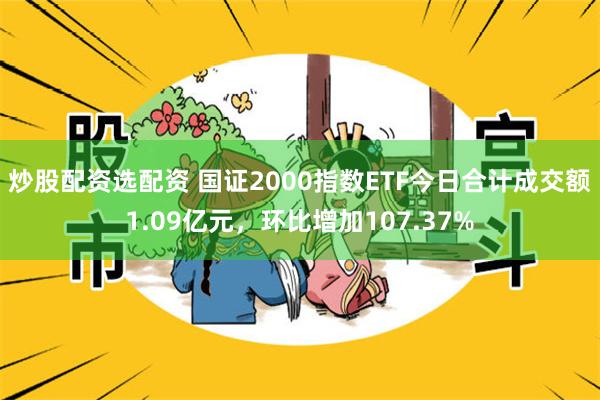 炒股配资选配资 国证2000指数ETF今日合计成交额1.09亿元，环比增加107.37%