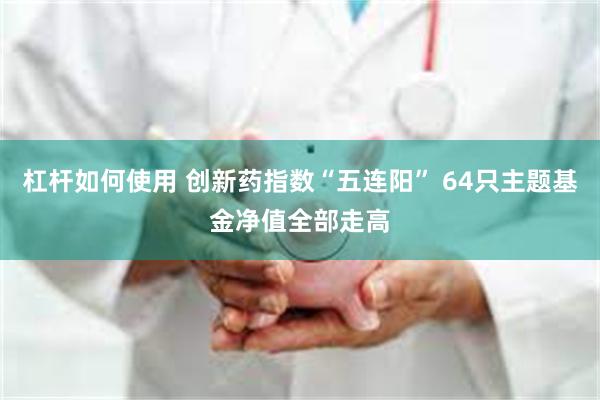 杠杆如何使用 创新药指数“五连阳” 64只主题基金净值全部走高