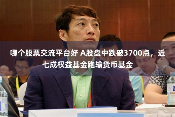 哪个股票交流平台好 A股盘中跌破3700点，近七成权益基金跑输货币基金